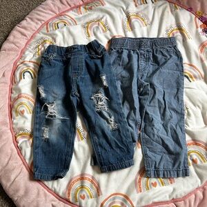 GAP Blue Distressed Jeans Classic Denim